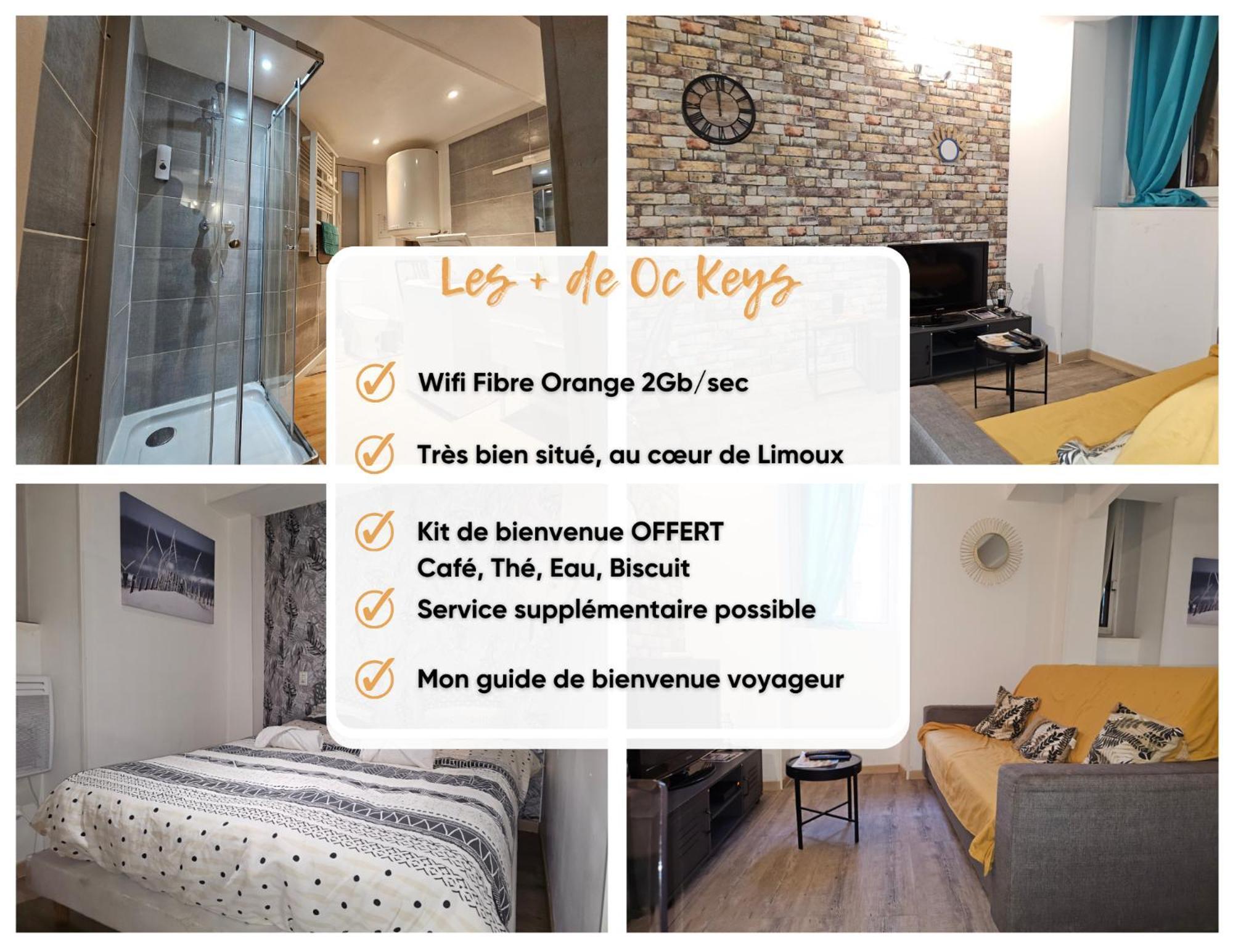 Le Cathare-Limoux-Wifi-Parking Free-Oc-Keys Apartment Exterior photo